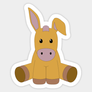 Cute Donkey Sticker